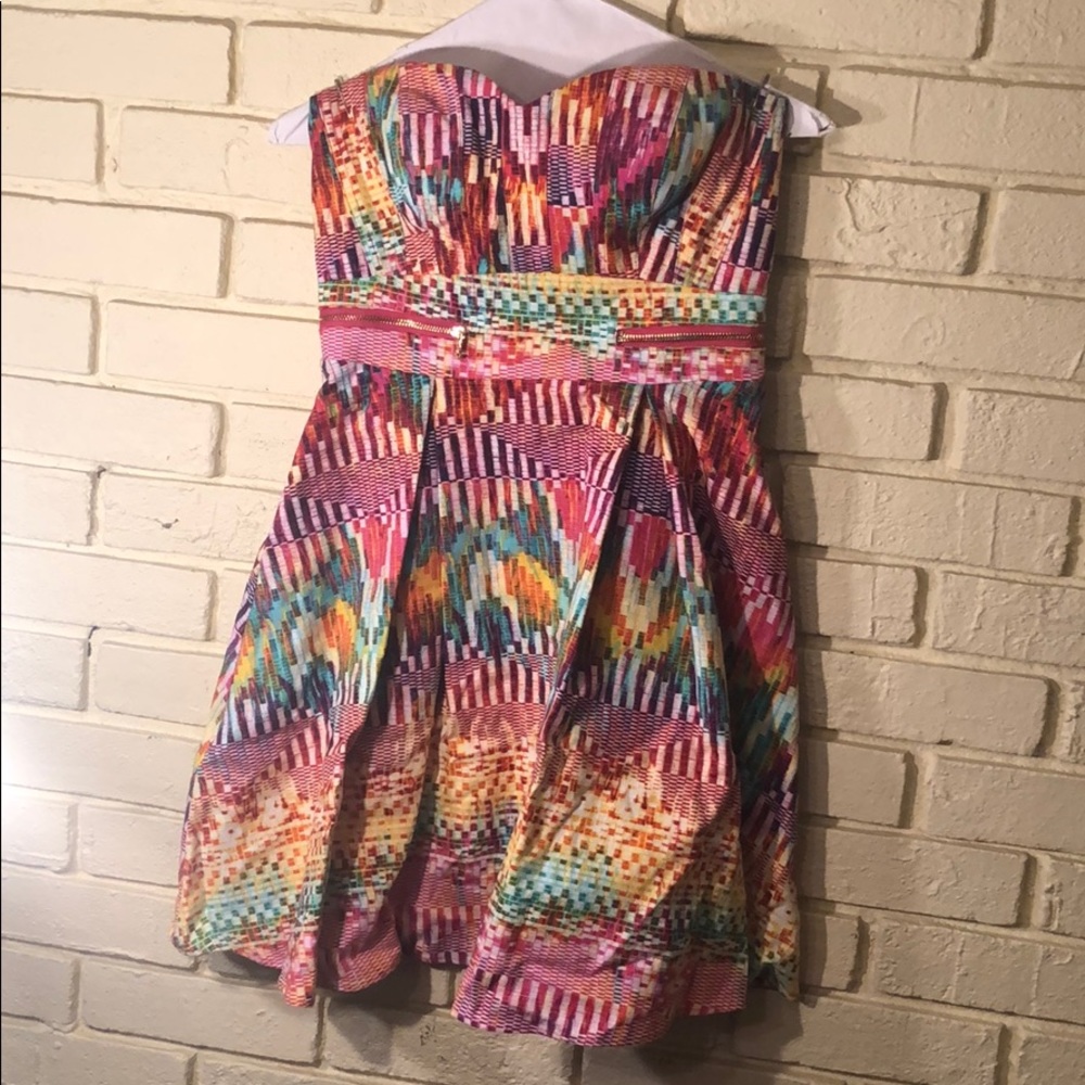 Calvin Klein Strapless Flirty Dress